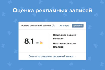 ВКонтакте поставит оценки рекламным объявлениям